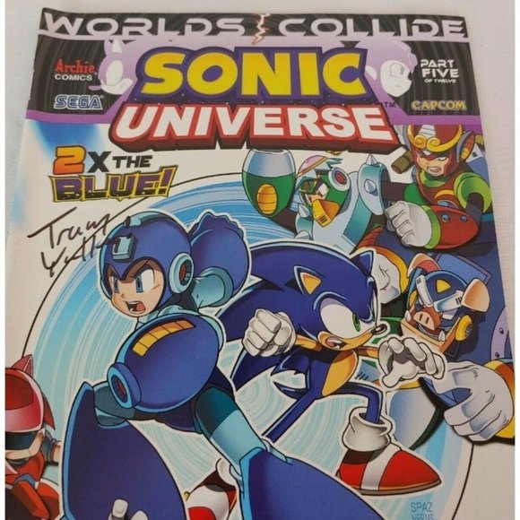 Sonic Universe Comic Books #52 Worlds Collide 5 of 12 July 2013 Signed Issue - Picture 5 of 10